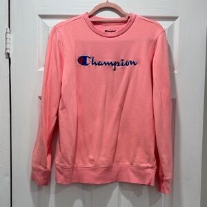 Champion Crew Neck Pink Sweater